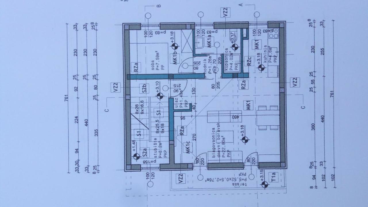 Apartmani Filip Zadar Diklo Eksteriør billede